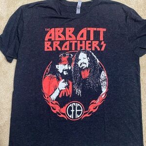Abbott Brothers Black Graphic T-Shirt